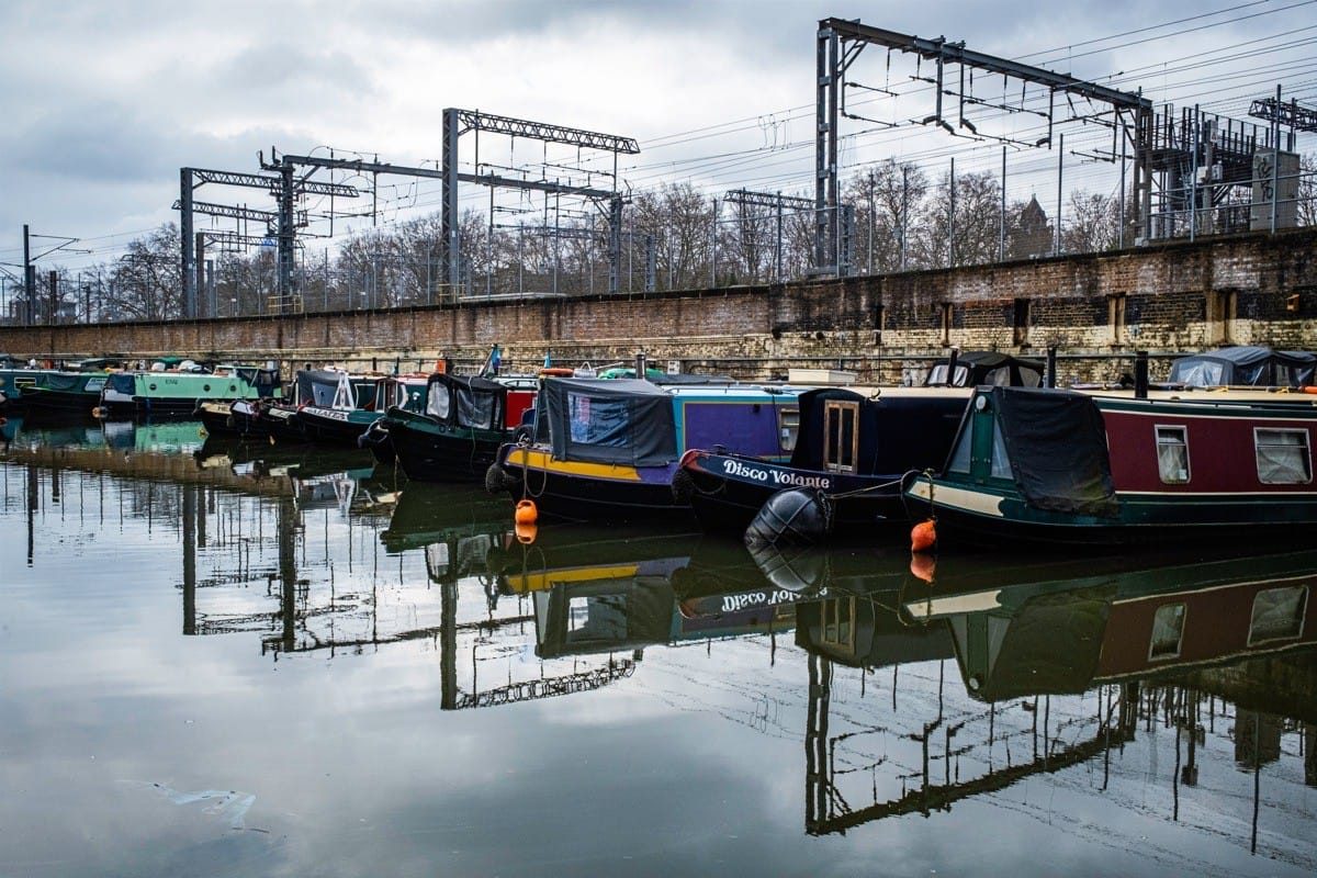 Regent Canal to Camden Market, January 2023
