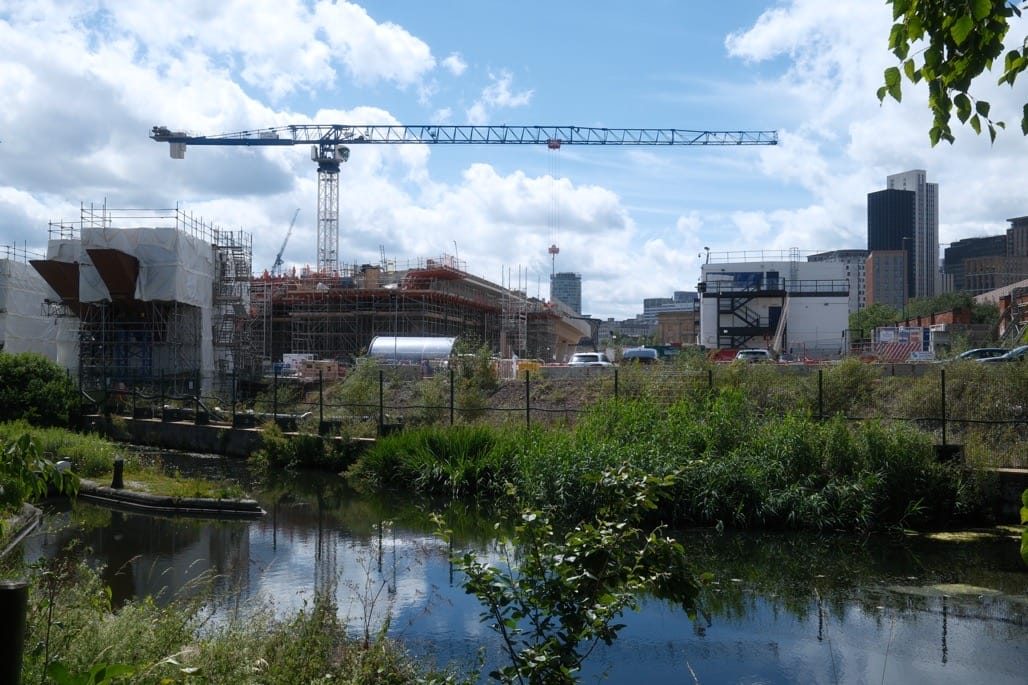 HS2 progress, Curzon Street, Birmingham 2024