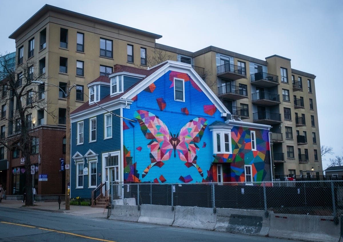 Burlington Street murals, Halifax, Nova Scotia, Canada, 2025