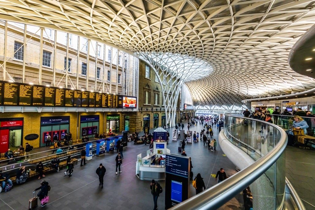 Kings Cross Station, London, March 2023