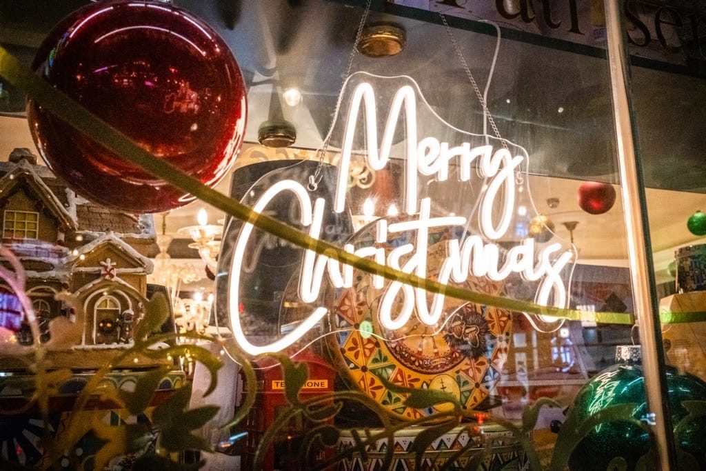 The London Lights in Central London, December 2024