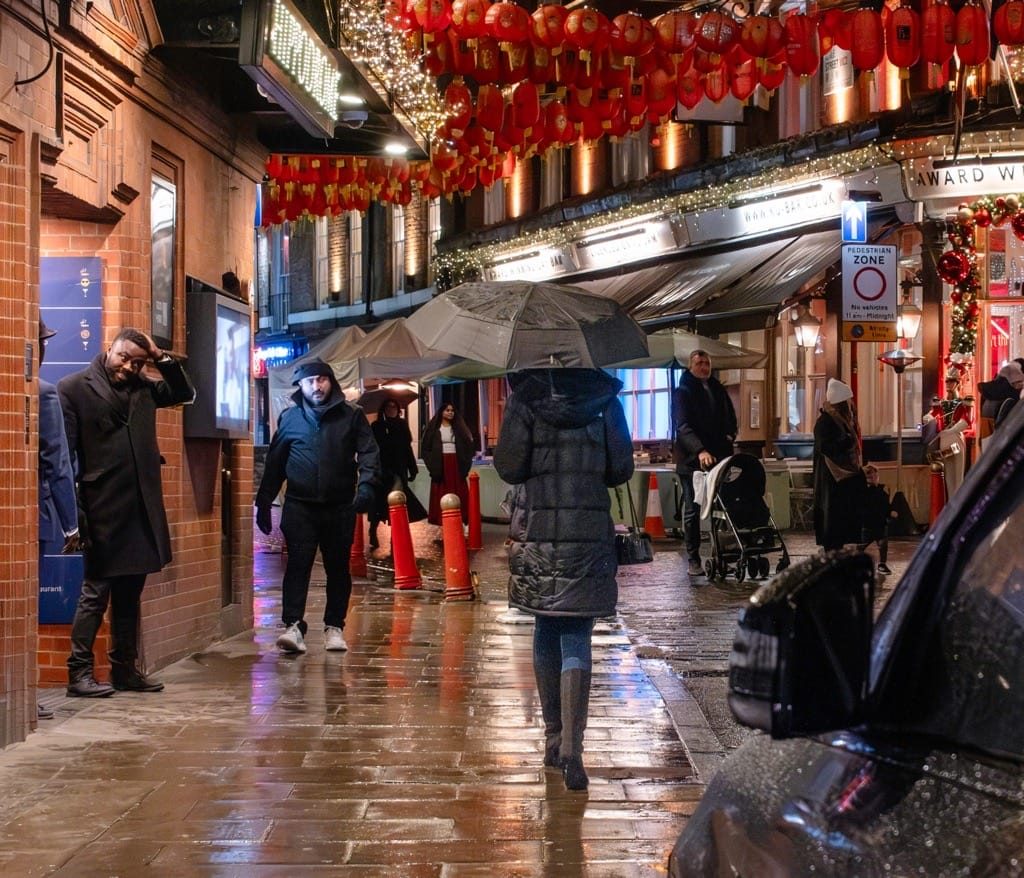 The London Lights in Central London, December 2024