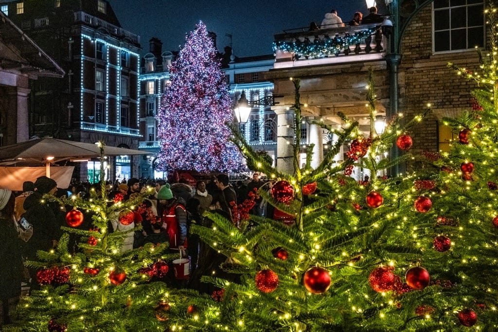 The London Lights in Central London, December 2024