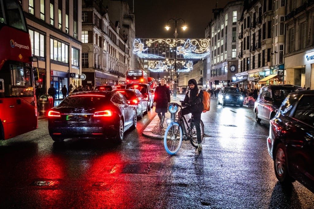 The London Lights in Central London, December 2024