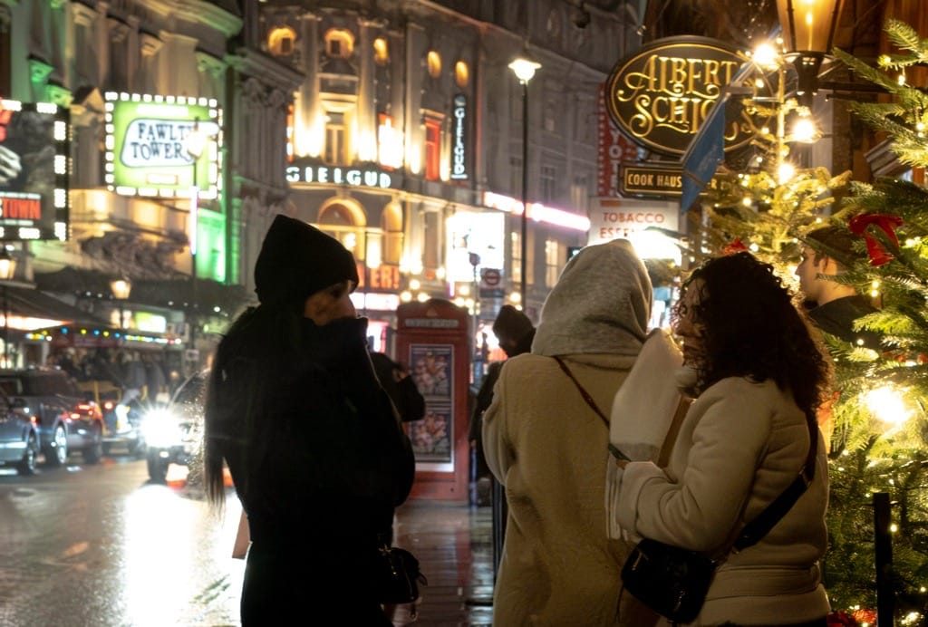 The London Lights in Central London, December 2024