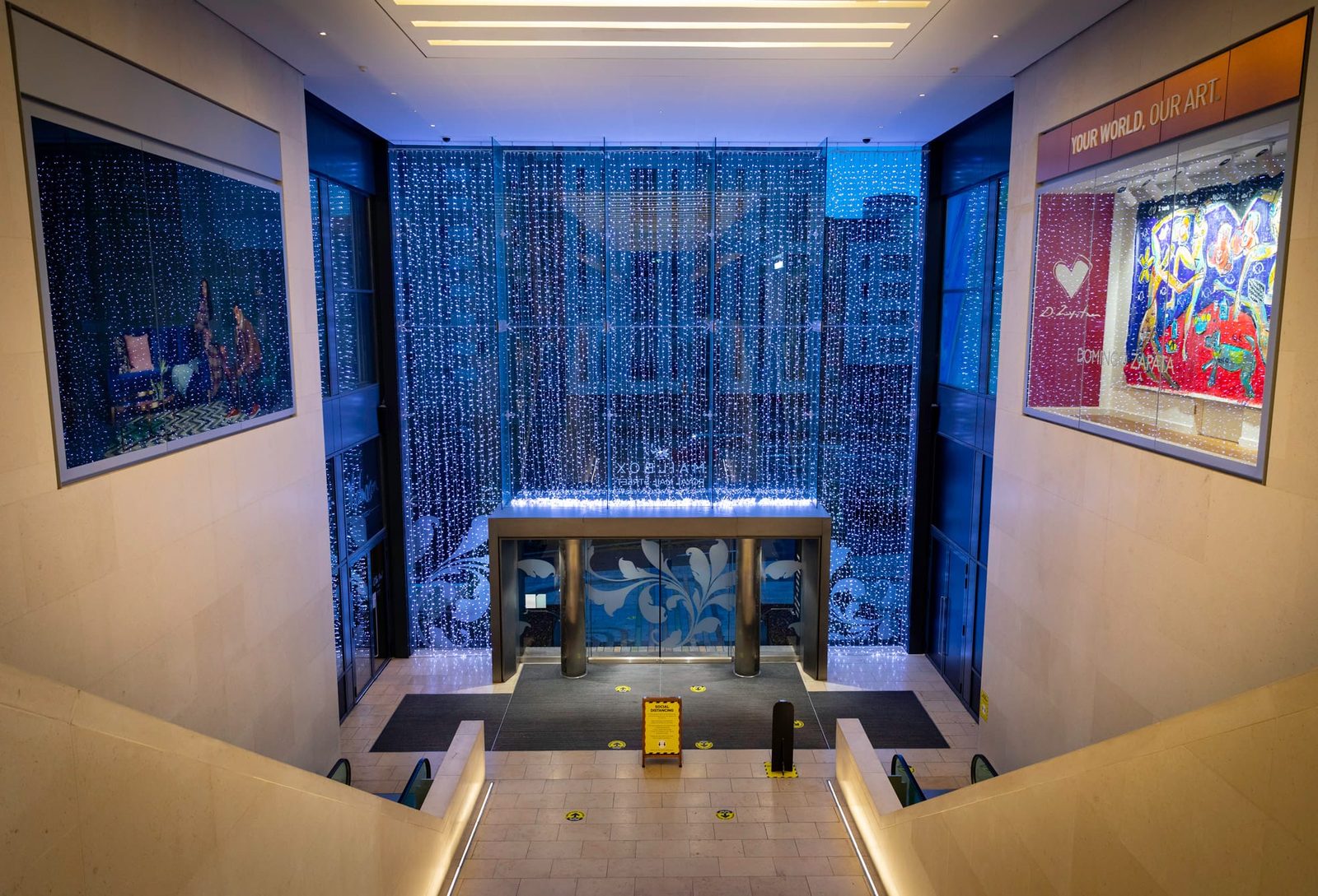 The Mailbox interior entrance