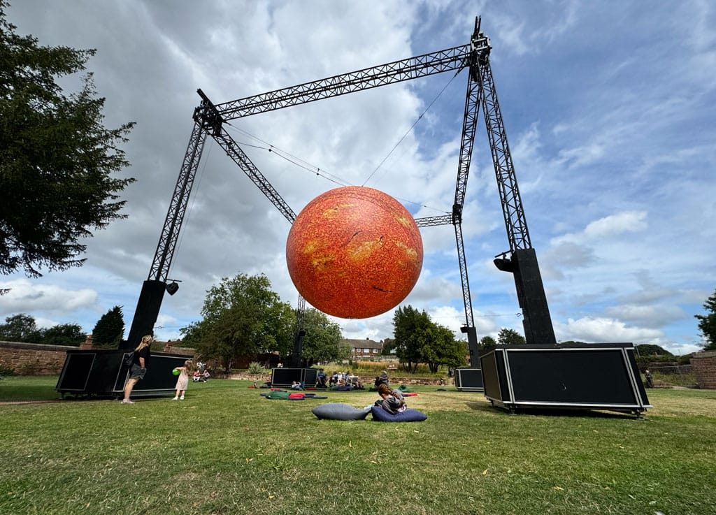 Helios, Luke Jerram, Charterhouse, August 2025