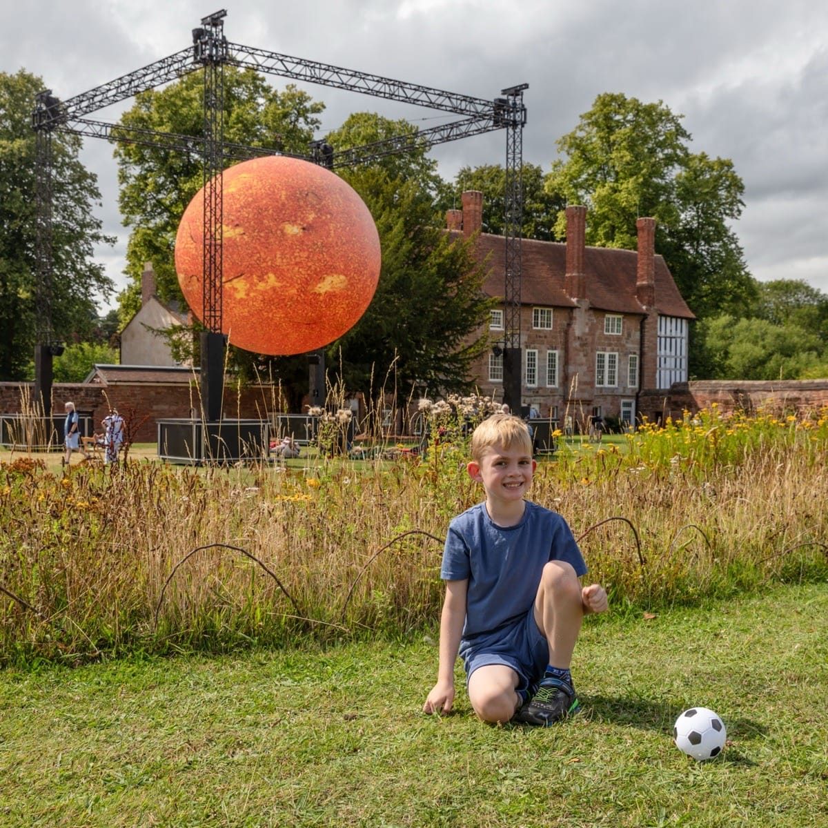 Helios, Luke Jerram, Charterhouse, August 2025