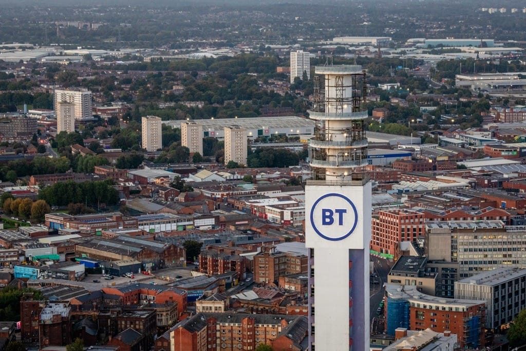 Sunset and sunrise, the Octagon, Birmingham City Centre, September, 2024.