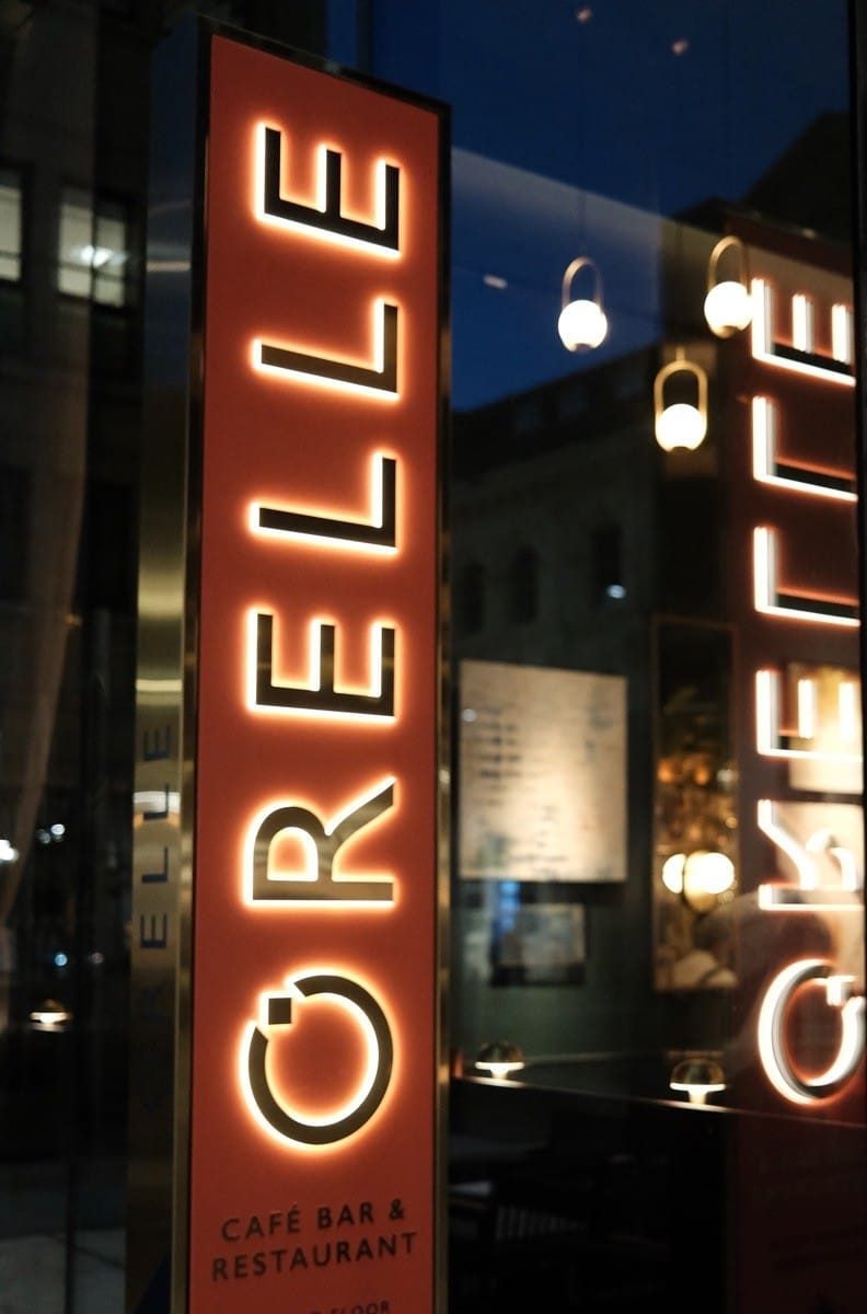 Orelle restaurant, 103 Colmore Row, Birmingham, 2022