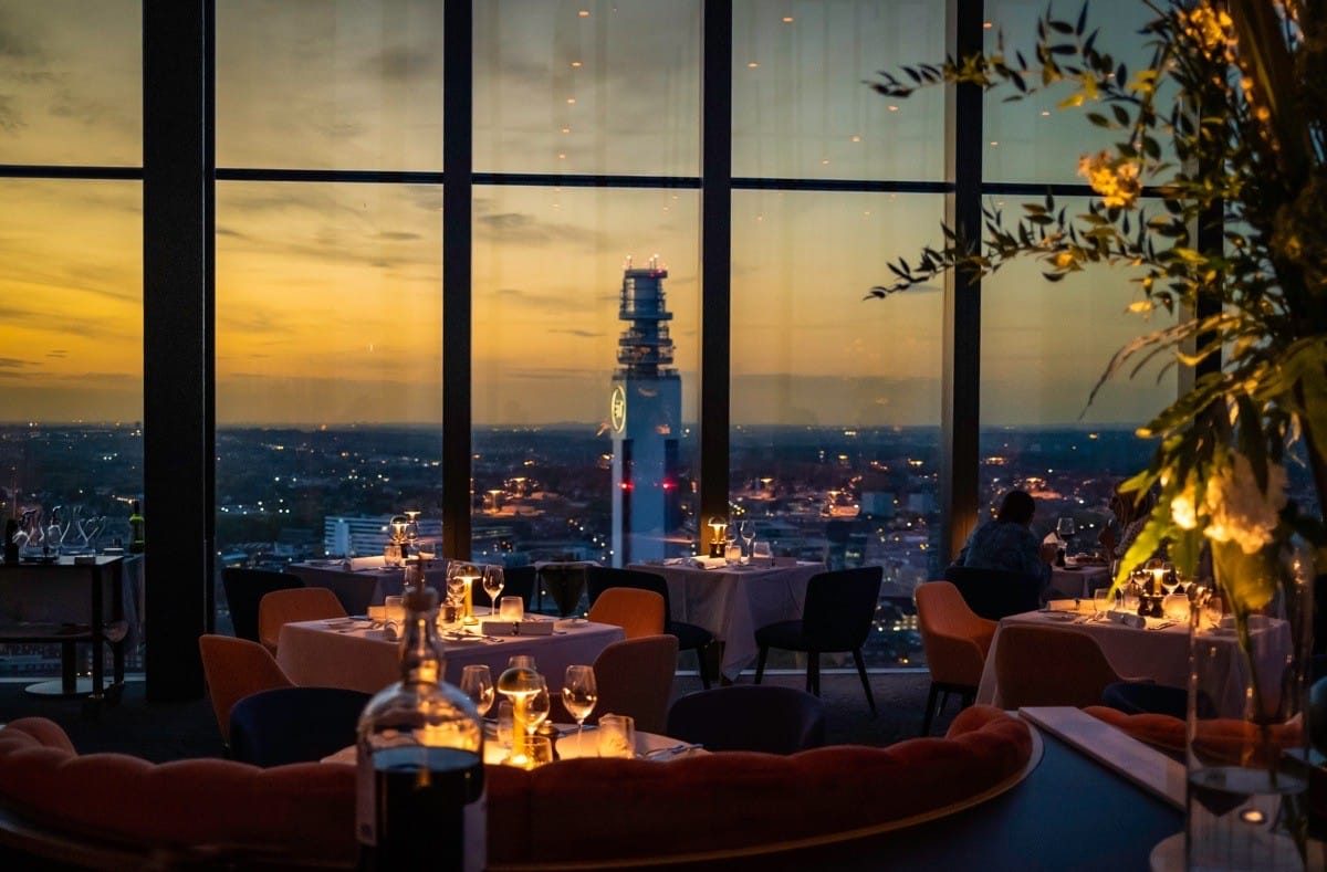Orelle restaurant, 103 Colmore Row, Birmingham, 2022