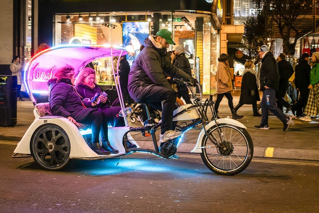 The Pedicabs of London at Christmas 2024