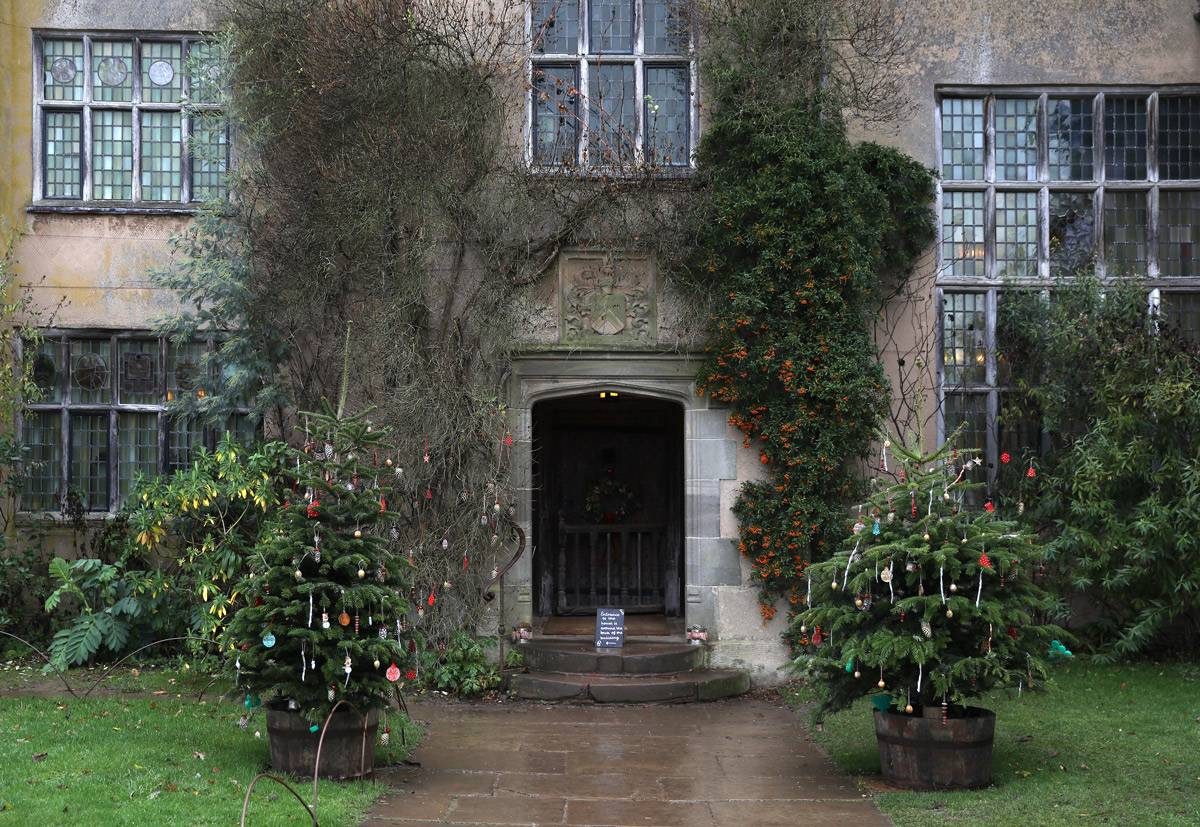 Packwood House at Christmas