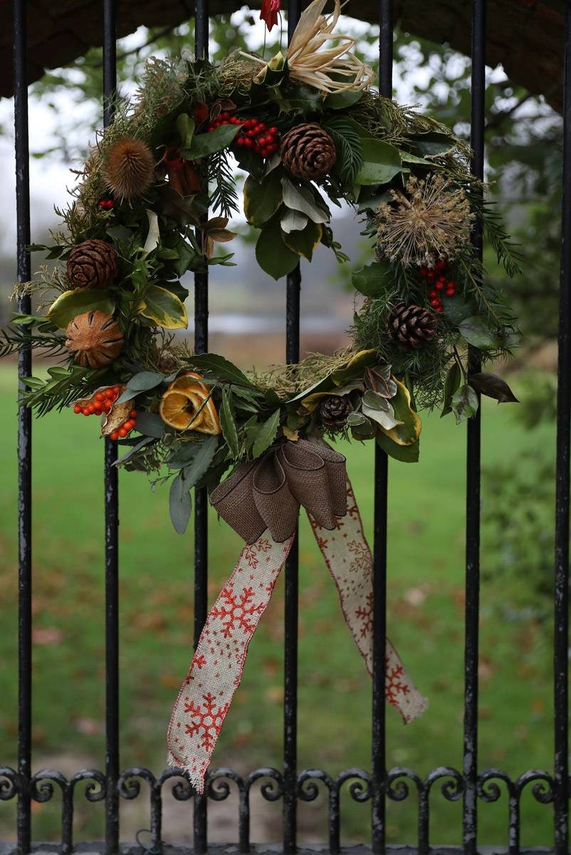 Packwood House at Christmas