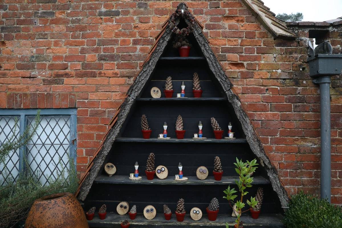 Packwood House at Christmas