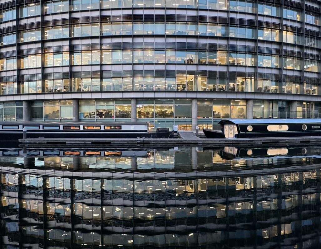 London Times – Sunset at Paddington Basin