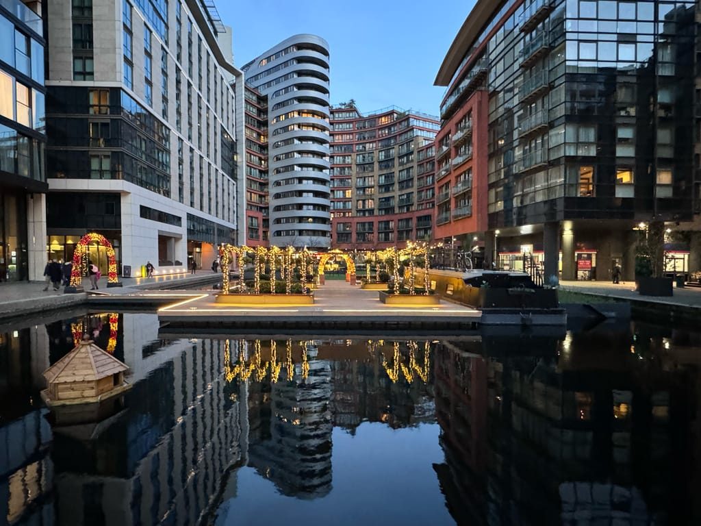 Paddington Basin, London, November, 2023