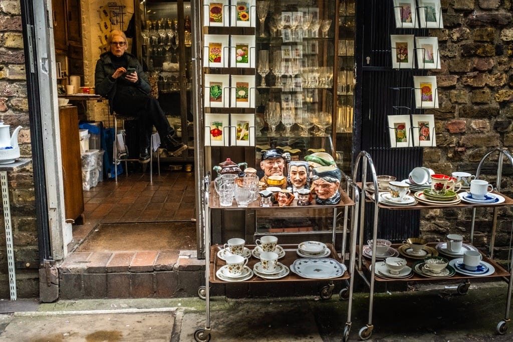 Walking the streets of Shoreditch, London, March 2024