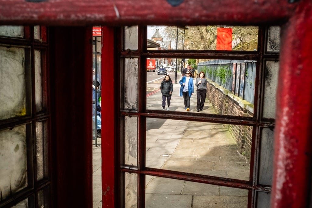 Walking the streets of Shoreditch, London, March 2024