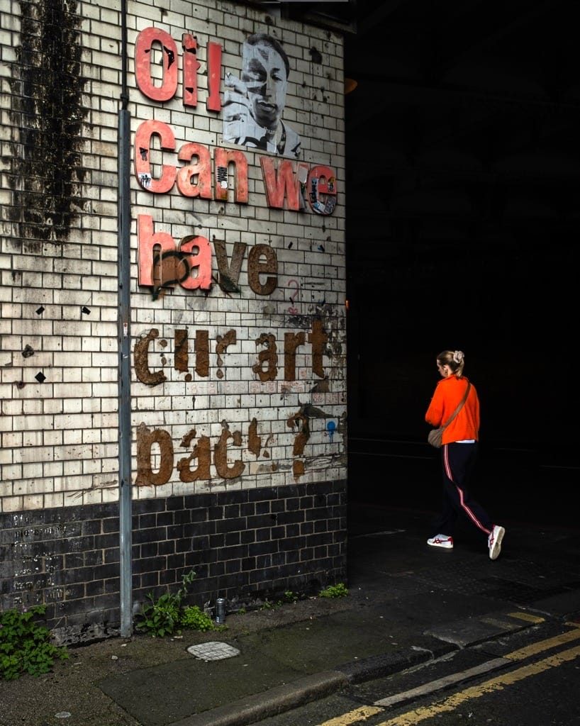 Walking the streets of Shoreditch, London, March 2024