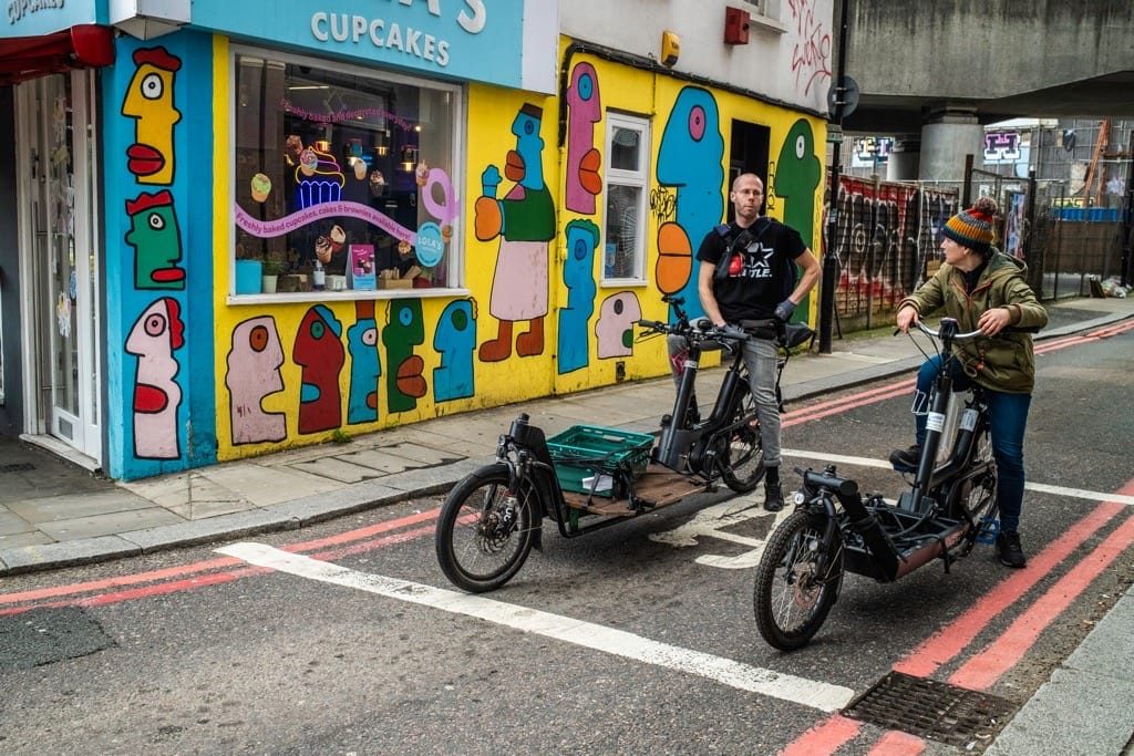 Walking the streets of Shoreditch, London, March 2024