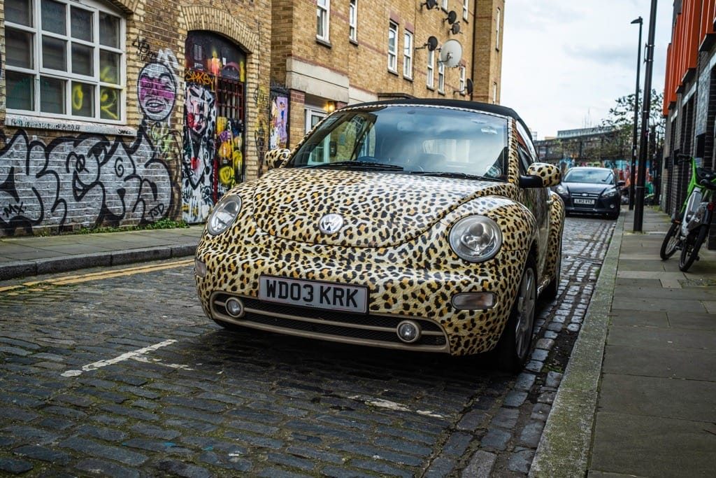 Walking the streets of Shoreditch, London, March 2024