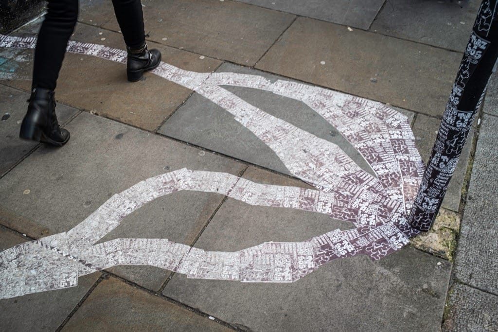 Walking the streets of Shoreditch, London, March 2024