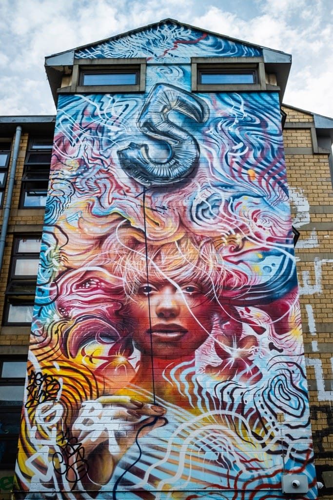 Walking the streets of Shoreditch, London, March 2024