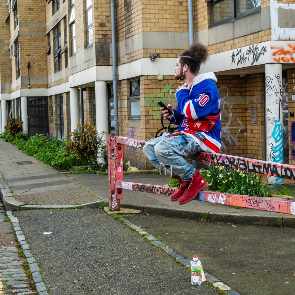 Walking the streets of Shoreditch, London, March 2024