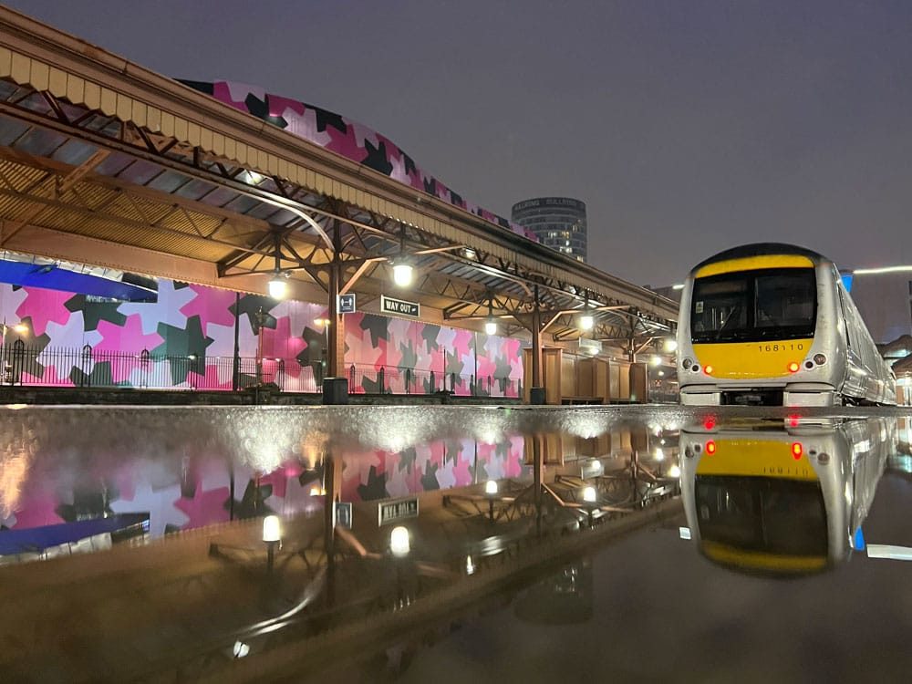 Reflections at Moor Street Station