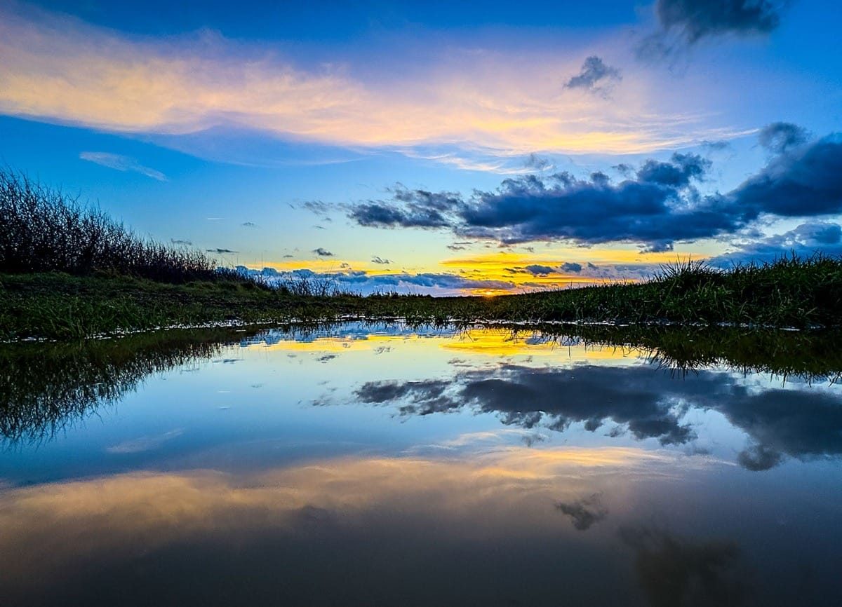 Reflections, Normandy Hill, Hillmorton, Warwickshire, January, 2025