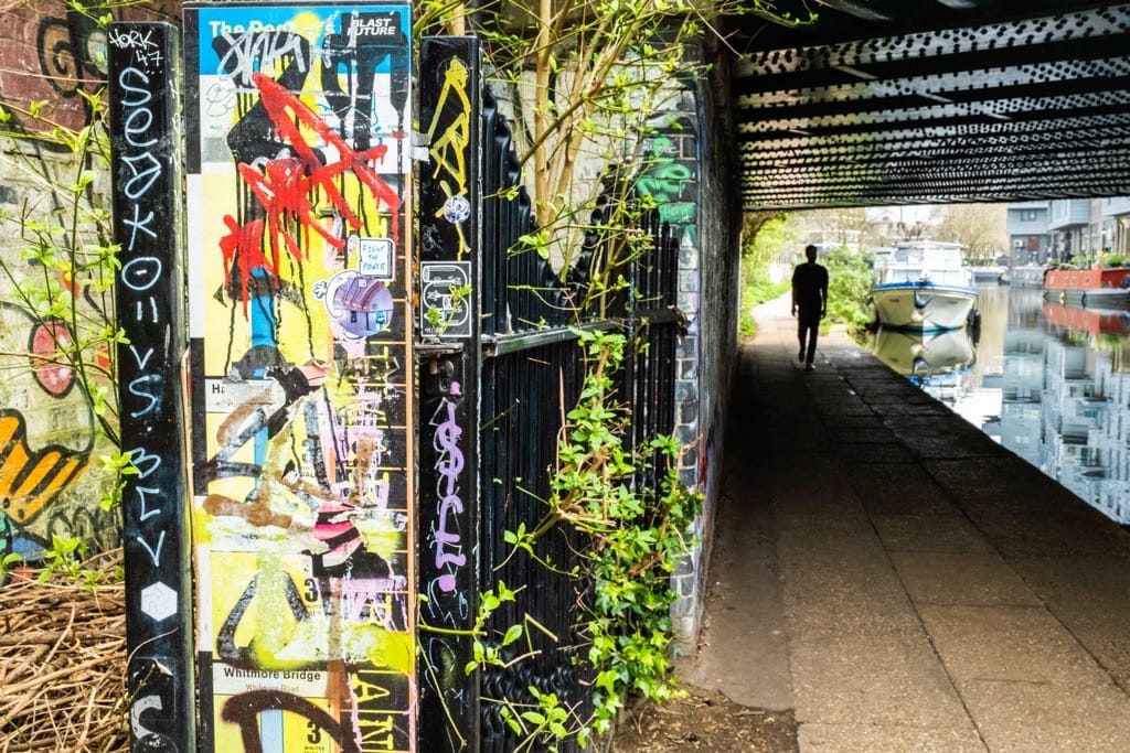 Regent's Canal, Shoreditch section, March 2024