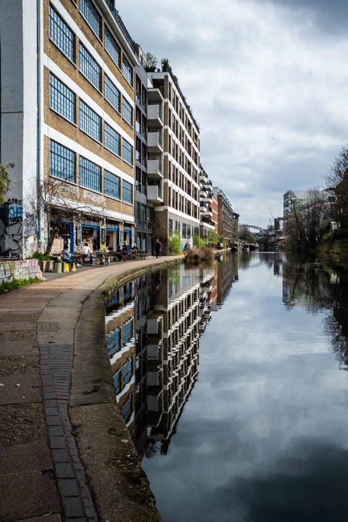 Regent's Canal, Shoreditch section, March 2024