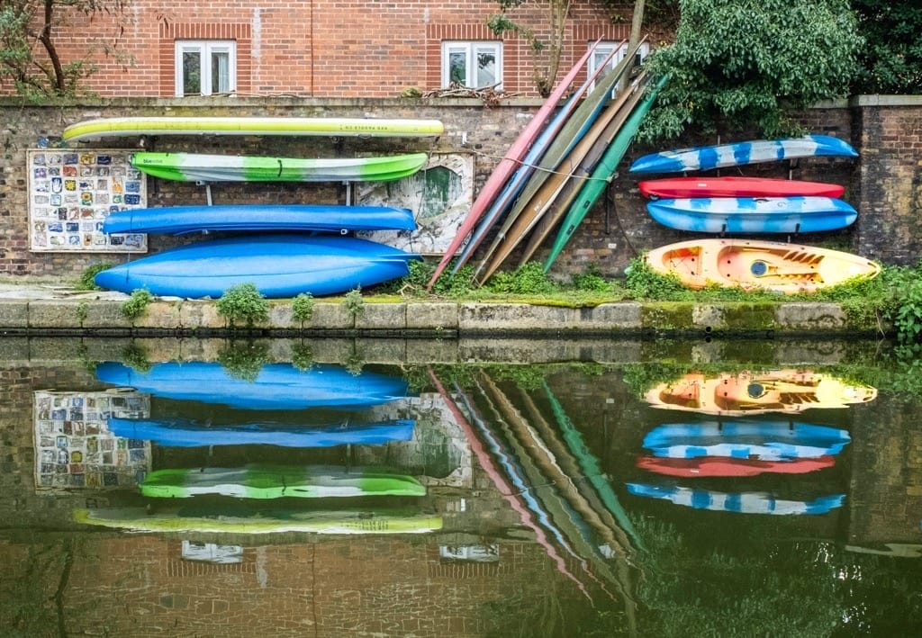 Regent's Canal, Shoreditch section, March 2024