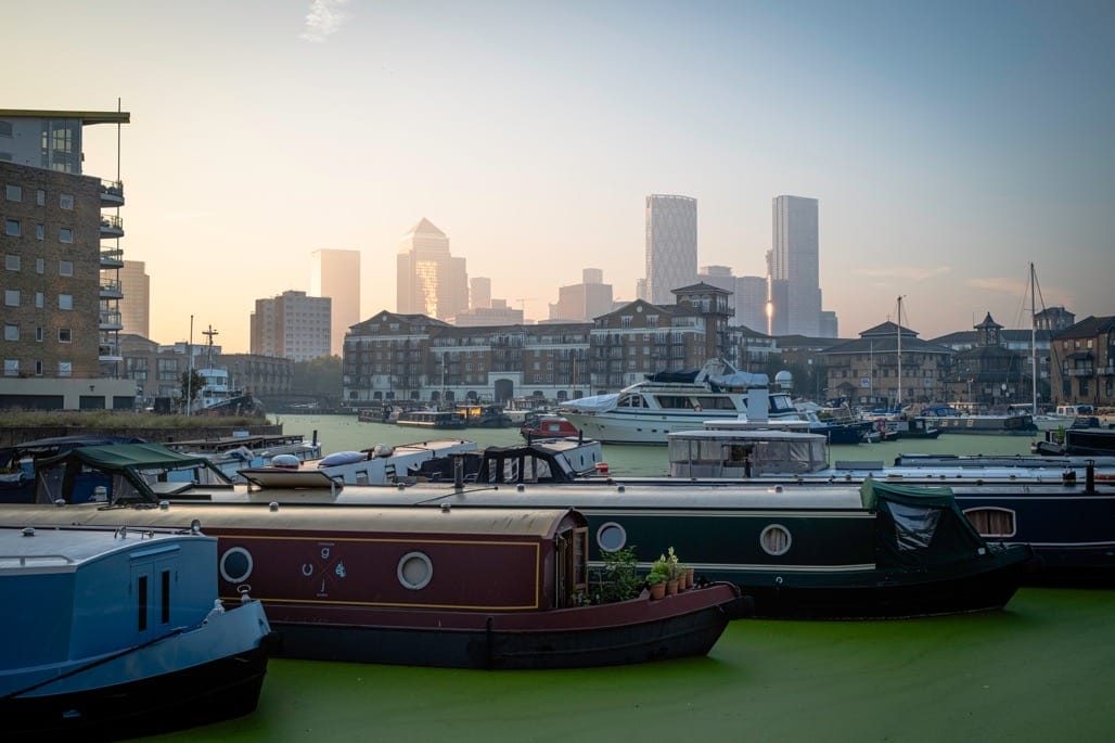 Regent's Canal, QMUL to the Thames, London, Sept 2023