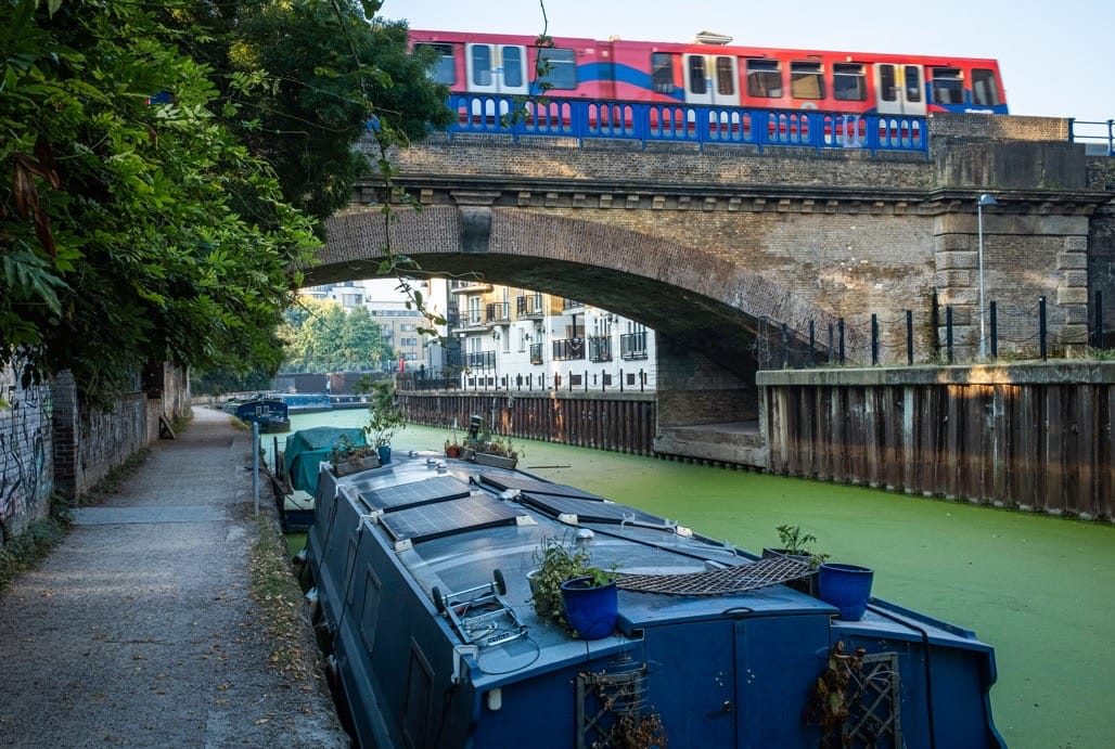 Regent's Canal, QMUL to the Thames, London, Sept 2023