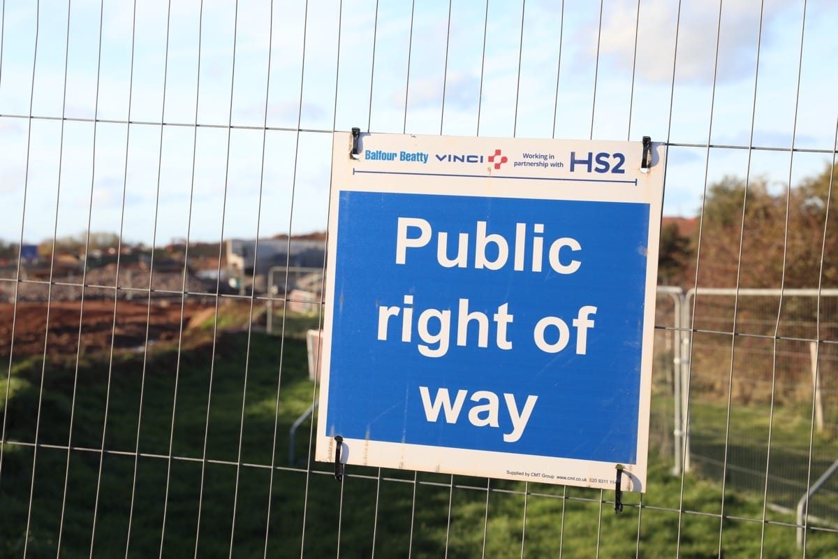 Where the signs outnumber the trees – HS2 progress