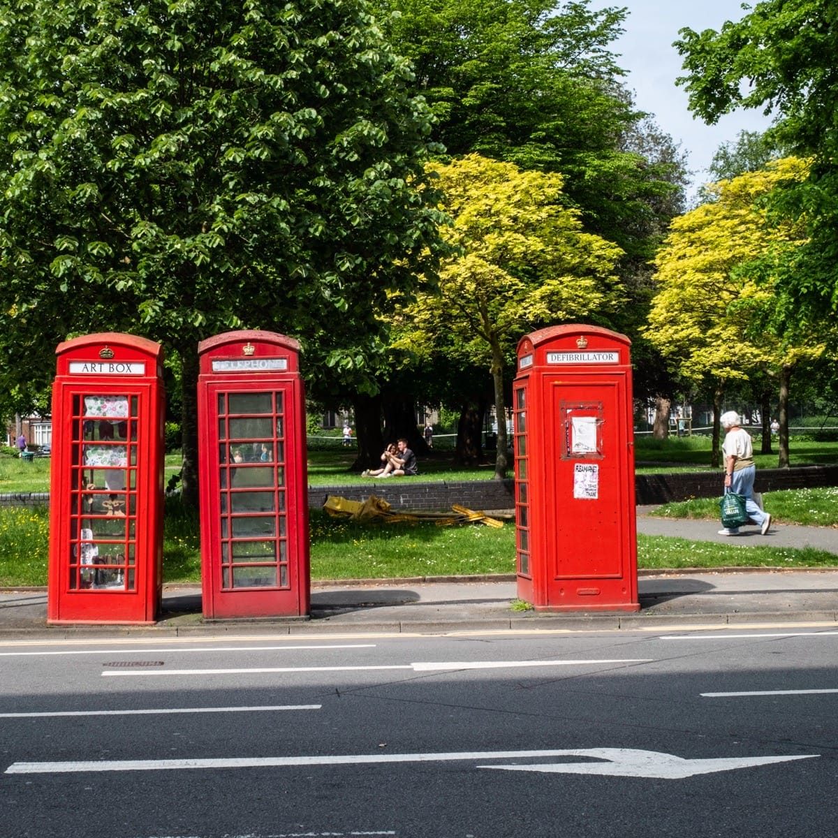 Silicon Spa Street sights, Leamington Spa, May 2024.