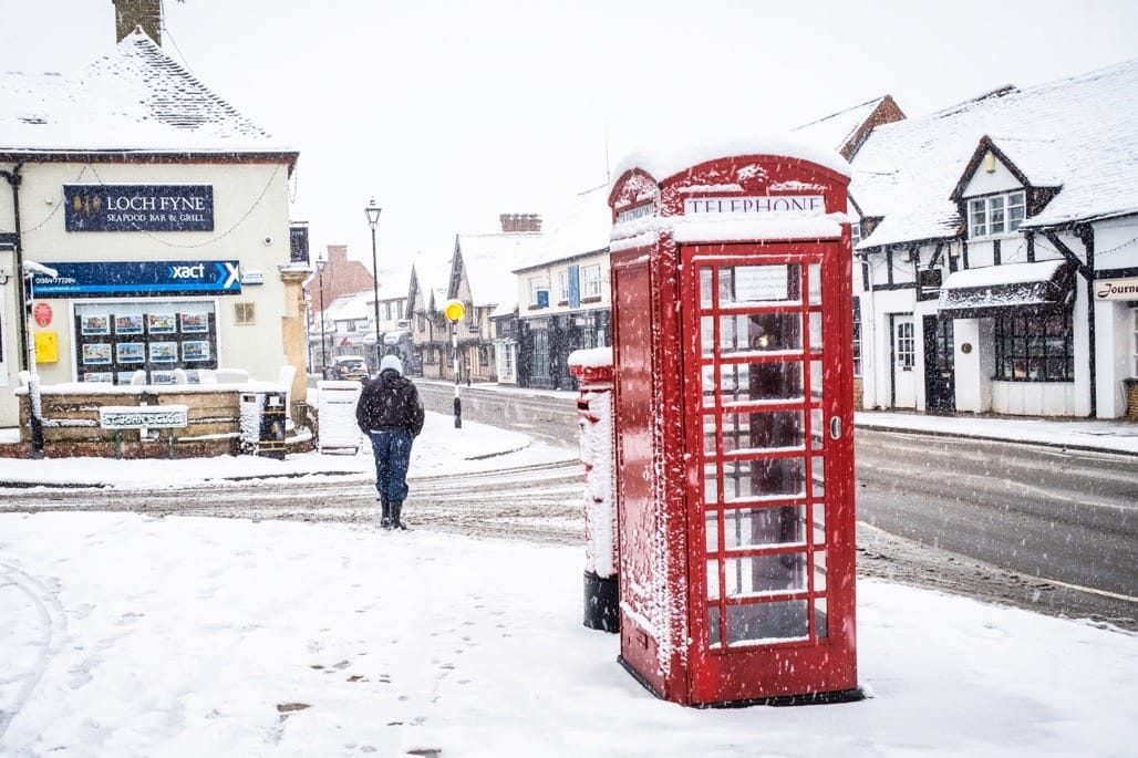 Snow in Knowle, Solihull, March, 2023