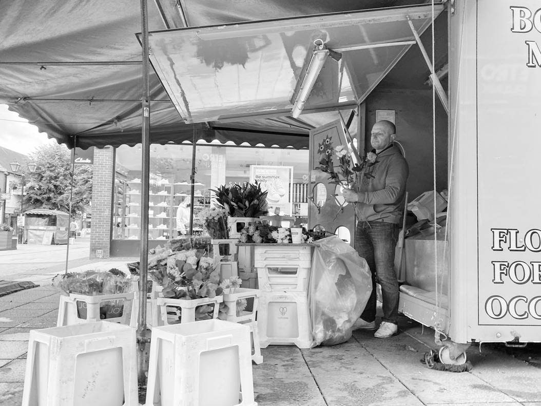 Flower stall