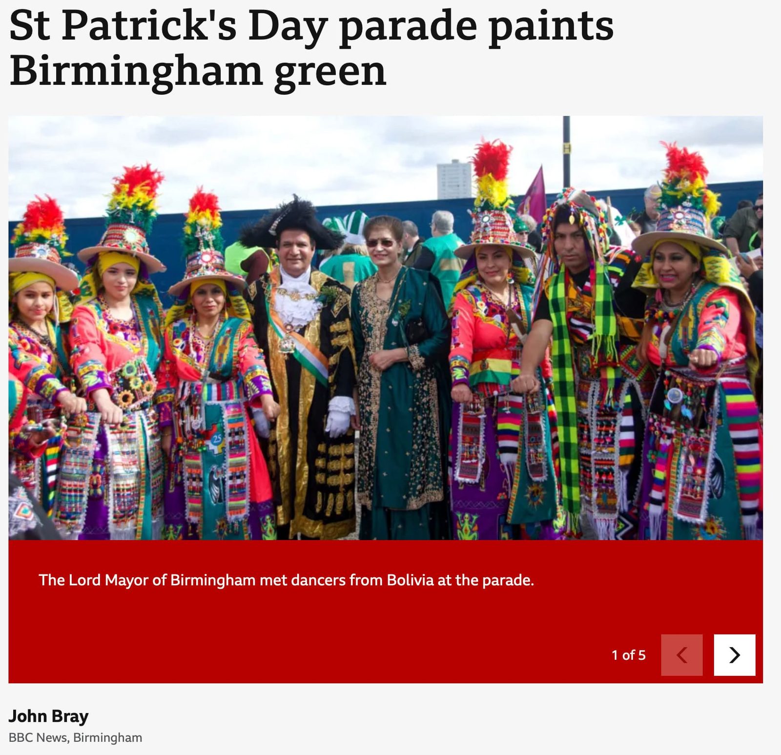 St Patrick's Day Parade, Digbeth, Birmingham, March 17th, 2024