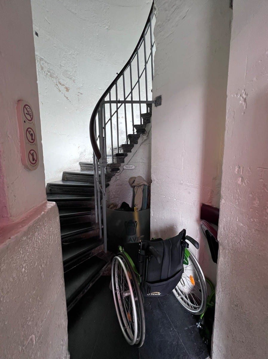 Steps , The Monument, London, January, 2023