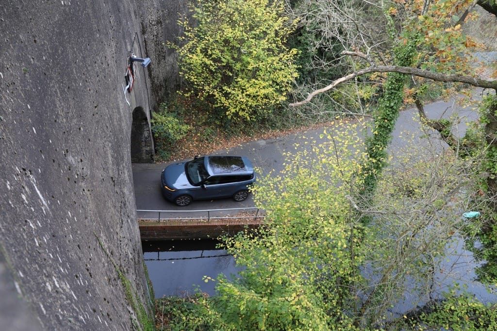 Stratford canal from the Drawbridge to the High Street, November, 2024
