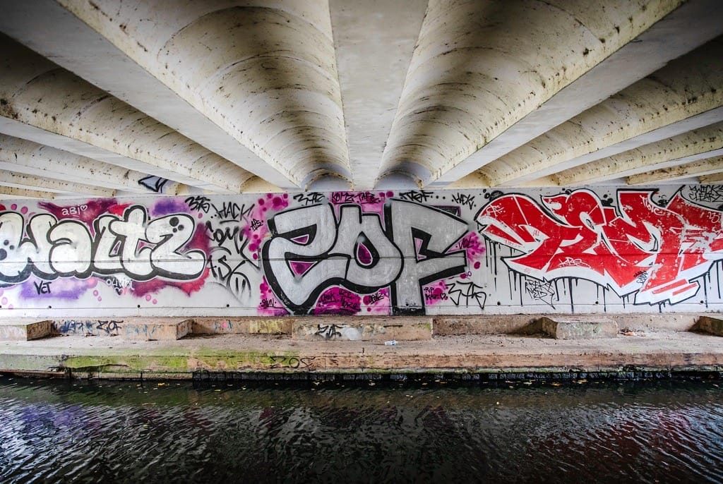 Stratford canal from the Drawbridge to the High Street, November, 2024