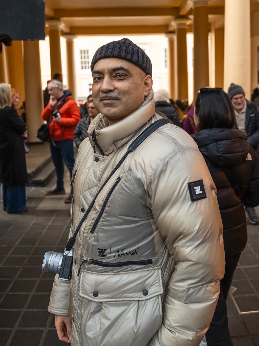 Portrait of MrWhisper taken at the entrance to Greenwich Market