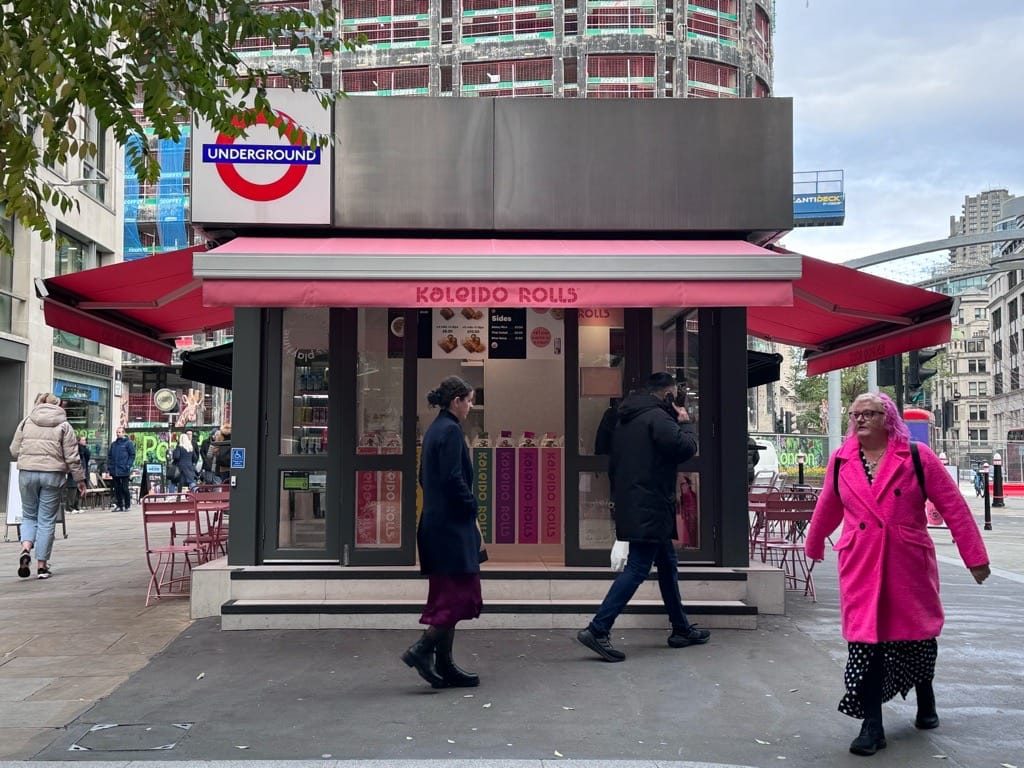 St Paul's tube station, Cheapside, London, November 2023