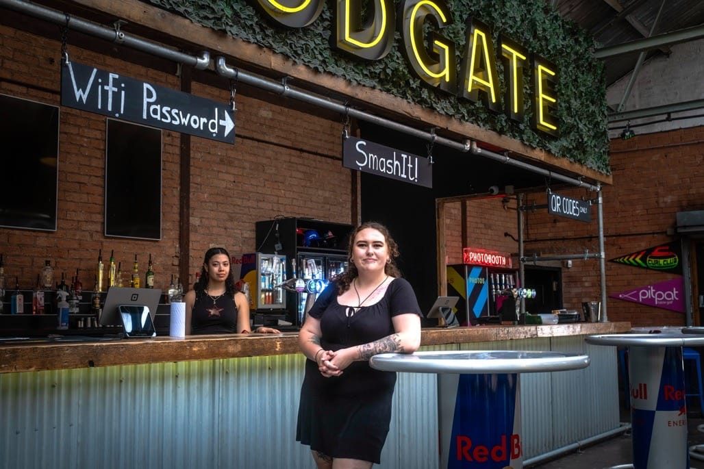 My final shot was of Beth and other staff in the bar area. It is sad to see such places closing but I guess this is progress. The early charm of Digbeth with venues taking advantage of the old industrial warehouses is slowly disappearing. The Floodgate is an example of creating different types of entertainment. Such places will disappear and be replaced with new shiny establishments that will cater for most of the new residents that will be entering Digbeth.