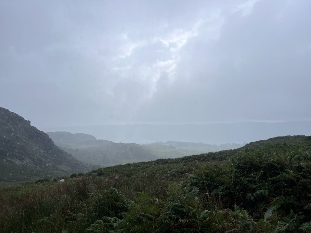 Climbing the Old Man of Coniston, Lake District, August 2023