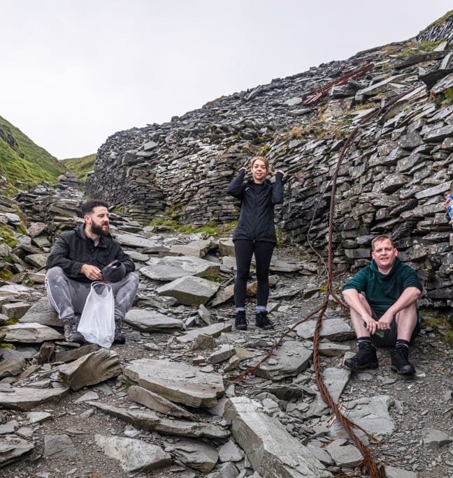 Climbing the Old Man of Coniston, Lake District, August 2023