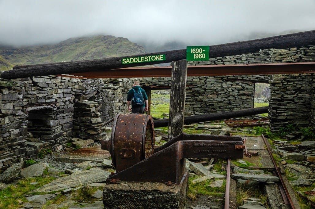 Climbing the Old Man of Coniston, Lake District, August 2023